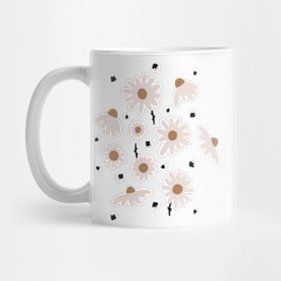 Daisies, cute modern floral print Mug